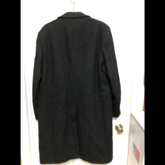 Alexander’s men black Wool Coat Holland 42 Small - Picture 4 of 8